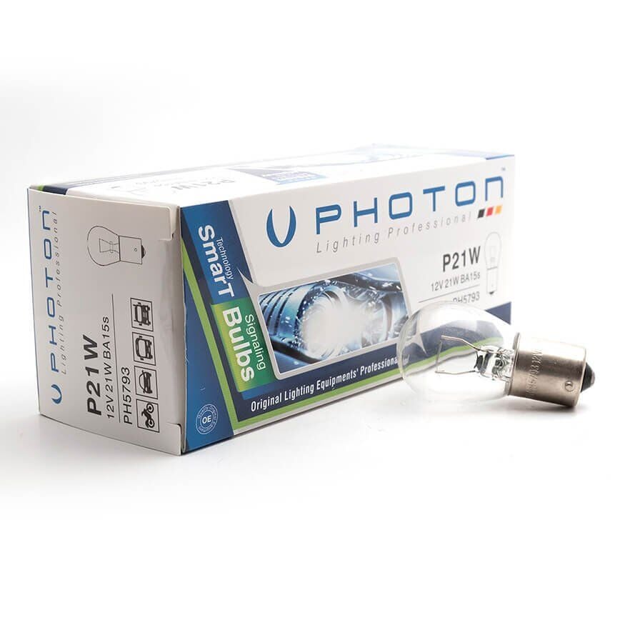 Photon P21W 12V 93 Standart Ampul – Uzun Ömürlü Halogen Ampul