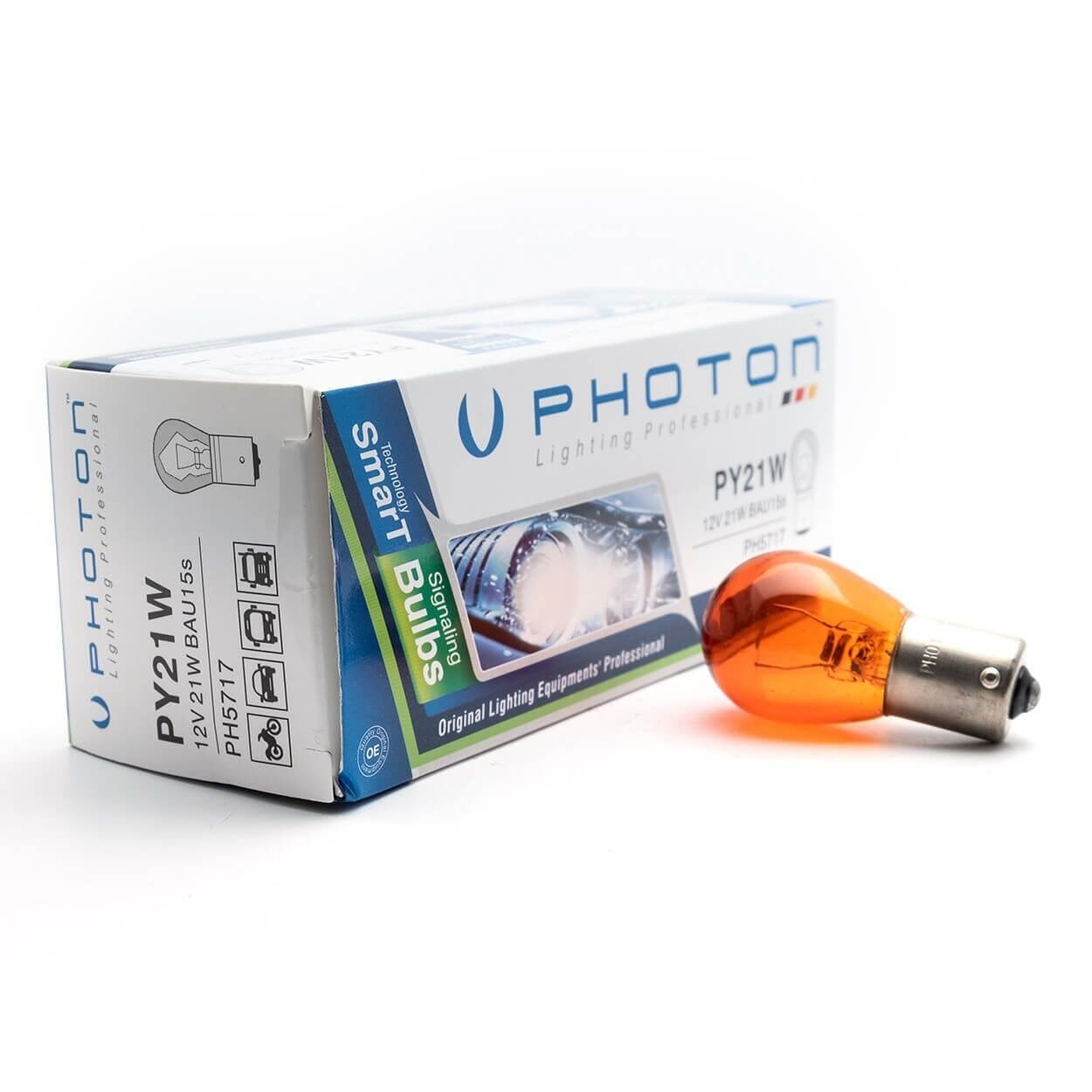 Photon PY21W 12V 93 Amber SAS Sinyal Ampulü – Uzun Ömürlü Halogen Ampul