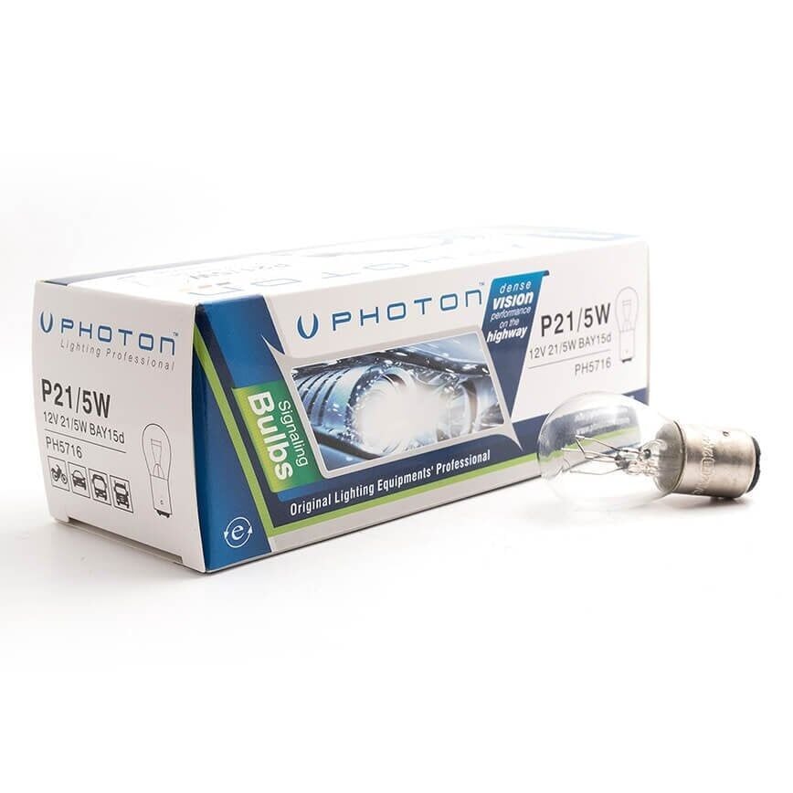 Photon P21/5W 12V 1016 Standart Ampul – Uzun Ömürlü Halogen Ampul