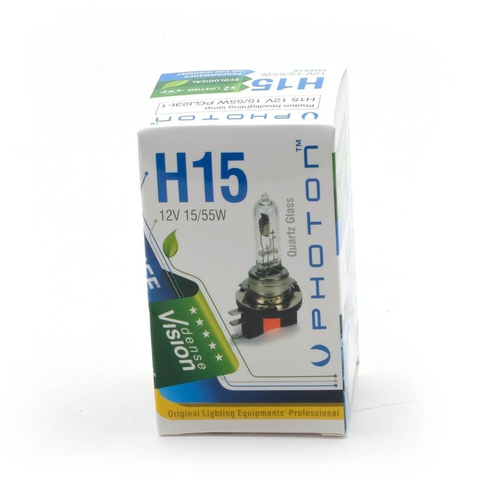 Photon 12V H15 Standart Halogen Ampul PH5515 – Uzun Ömürlü Halogen Ampul