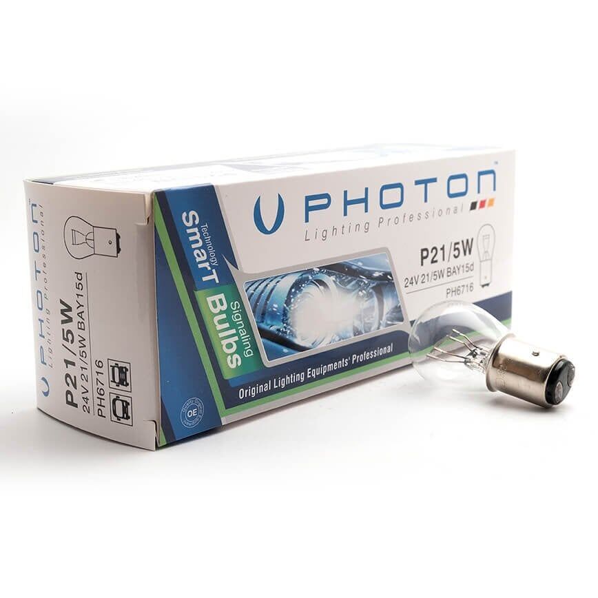 Photon 24V P21/5W 1016 Standart Ampul PH6716 (10 Adet)