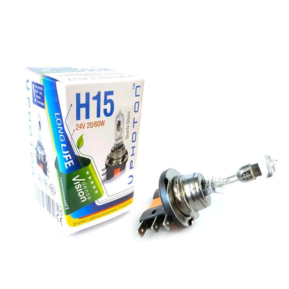 Photon 24V H15 70W +30 Fazla Işık Standart Halojen Far Ampulü (1 Adet)