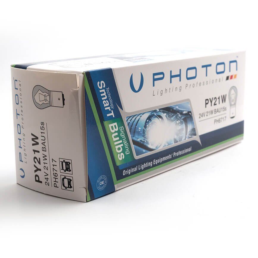 Photon 24V PY21W 93 Amber Şaş Sinyal Ampulü PH6717 (10 Adet)